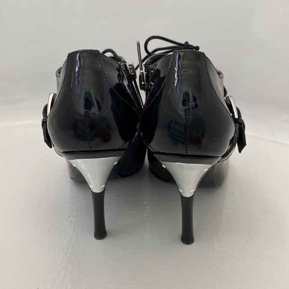 Pointed Toe Shiny Buckle Witch Booties From early 2000’s - Picture 4 of 7